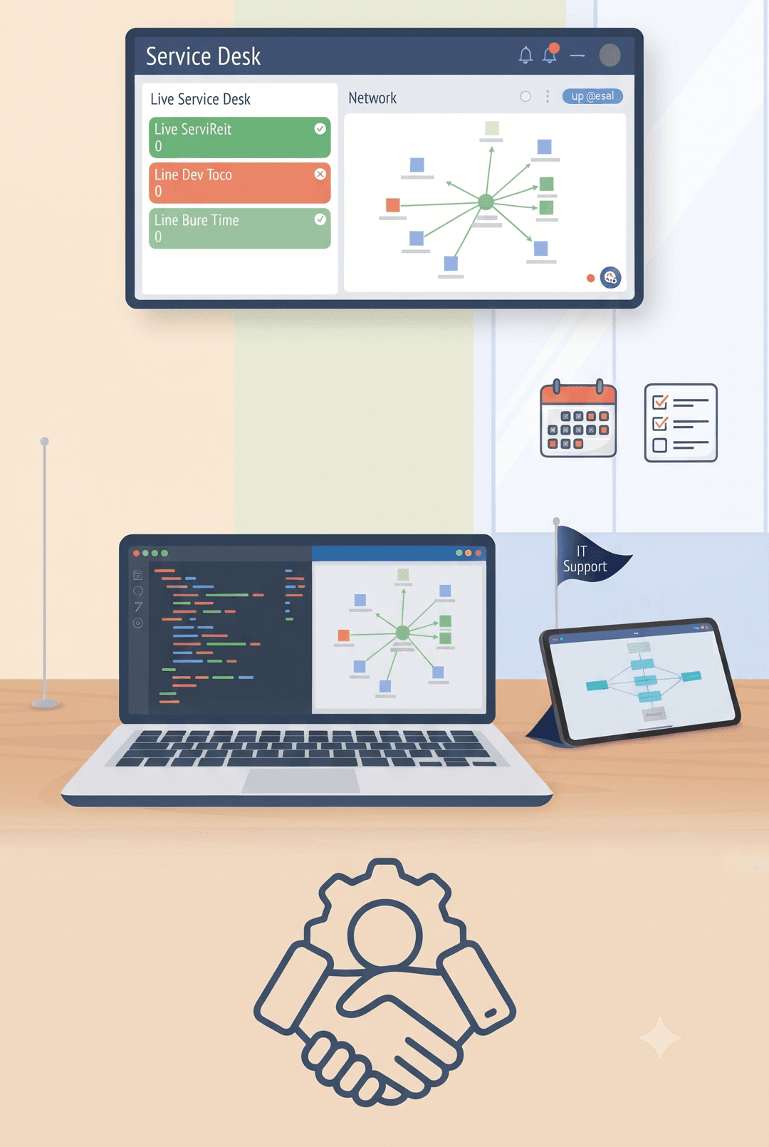 PO Dev Solution — Service Desk, IT Support